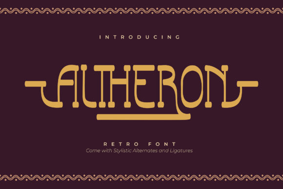 Altheron: A Serif Font for Timeless Design