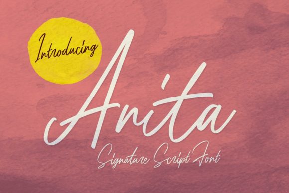 Anita Font: Timeless Handwritten Style