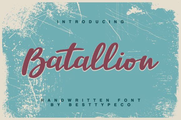 Batallion Font: Bold, Handwritten, and Unforgettable