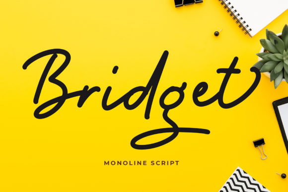 Bridget Font: Elegant Script for Editorial Design