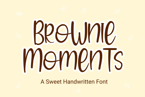 Brownie Moments Font Review