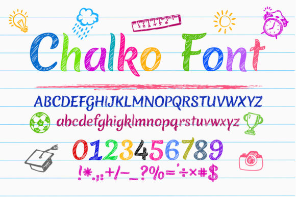 Chalko: A Handwritten Font for Creative Publishing