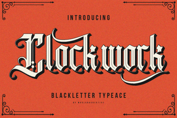 Clockwork Font for Bold Branding