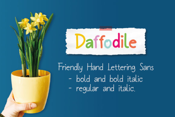 Daffodile Font for Business Branding