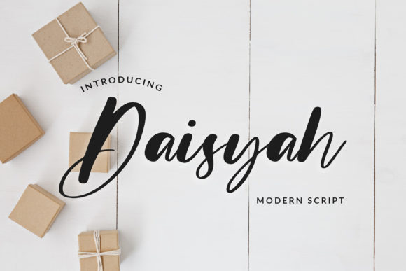 Daisyah: A Script Handwritten Font