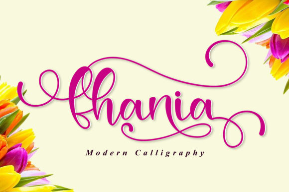 Fhania Font: Elegant Script for Crafters