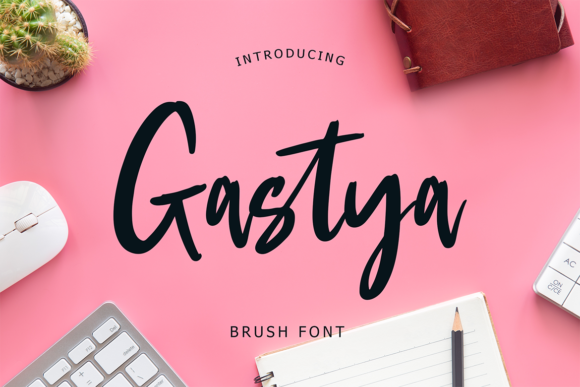Gastya Font for Creative Web Design