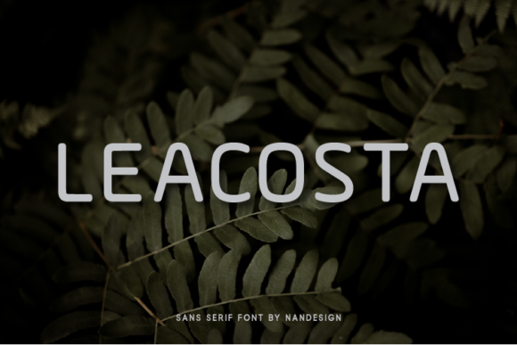 Leacosta Font for Creative Campaigns