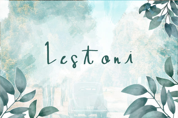 Lestari: A Handwritten Font for Creative Expression