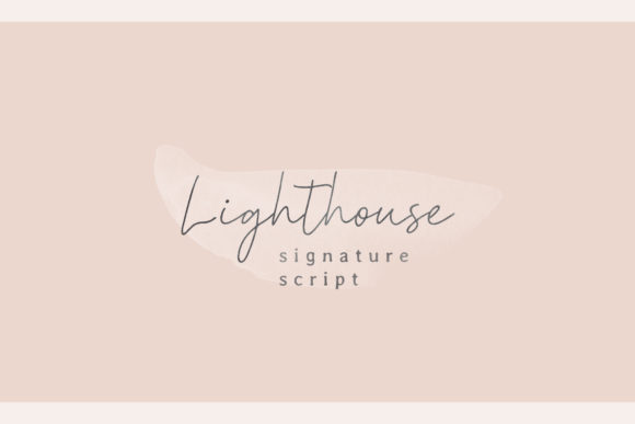 Lighthouse Font for Creative Campaigns