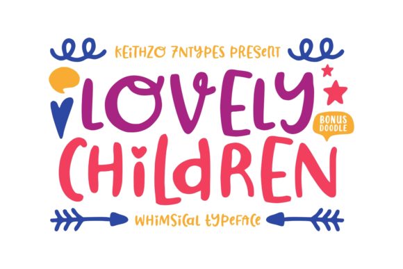 Lovely Children Font for Creative Brands