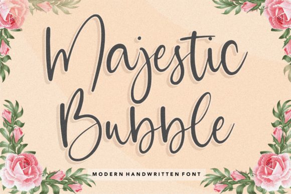 Majestic Bubble Font Review