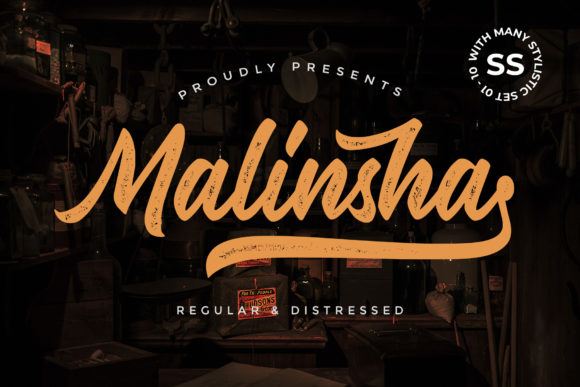 Malinsha: A Vintage Script Font