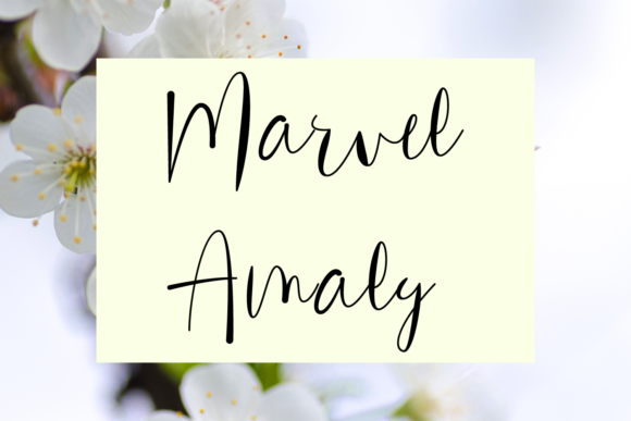 Marvel Amaly Font Review
