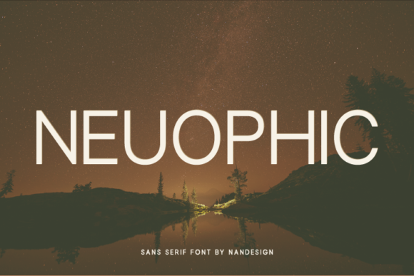 Neuophic: A Modern Sans Serif Font