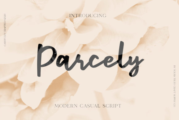 Parcely: A Handwritten Font for Creative Projects