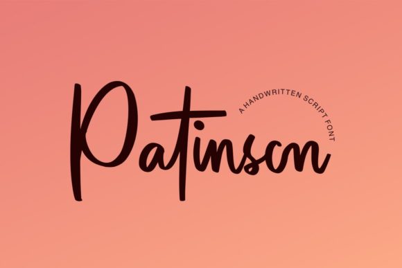 Patinson Font for Web Design