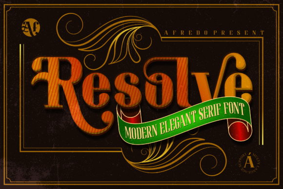 Resolve: A Font for Polished Branding