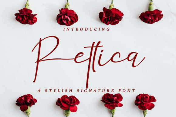 Rettica: A Stylish Signature Font