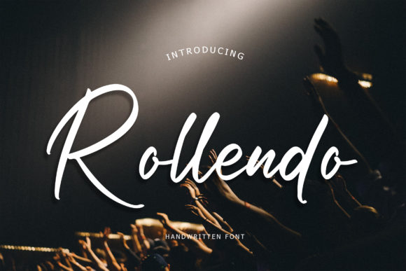 Rollendo: A Handwritten Font for Elegant Design