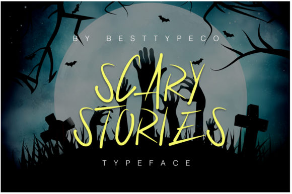Scary Stories Font for Halloween Design