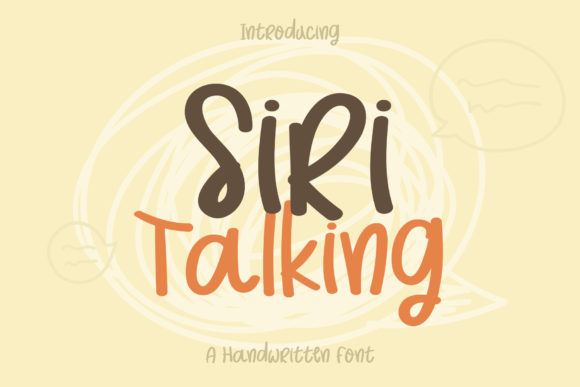 Siri Talking Font for Creative Projects