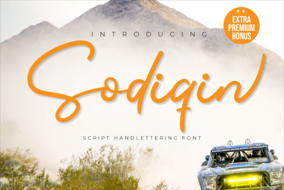 Sodiqin Font: Elegant Handwritten Style