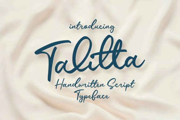 Talitta: A Stylish Script Font for Web Design