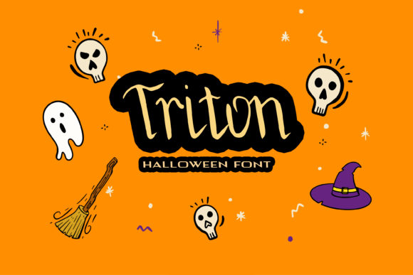 Triton Font: Elegant Handwritten Style