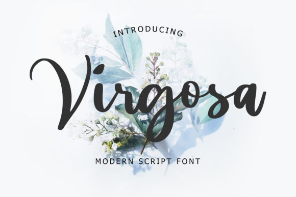 Virgosa: A Flowing Handwritten Font